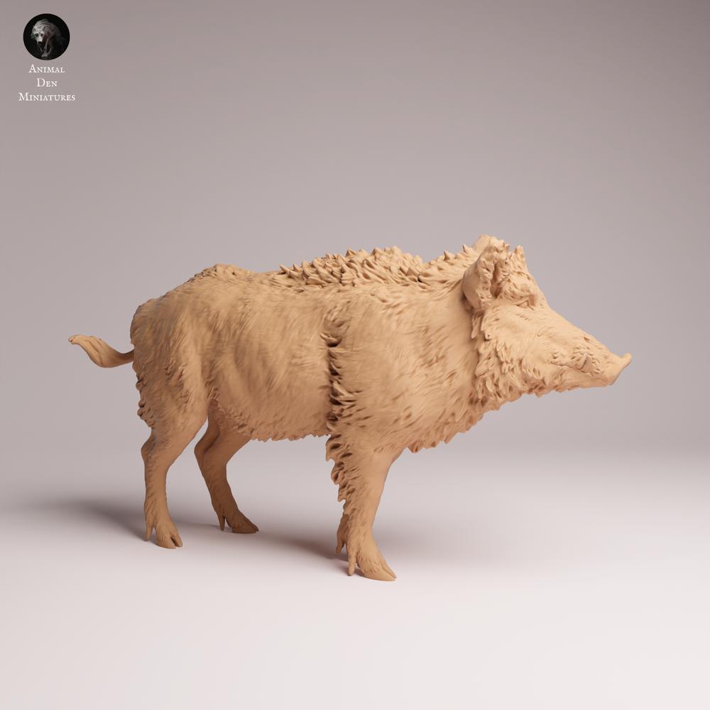 Foto del producto Tabletop 28mm Lord of the Print (LotP) 1: Figura de animal silvestre: jabalí (26_07_08)