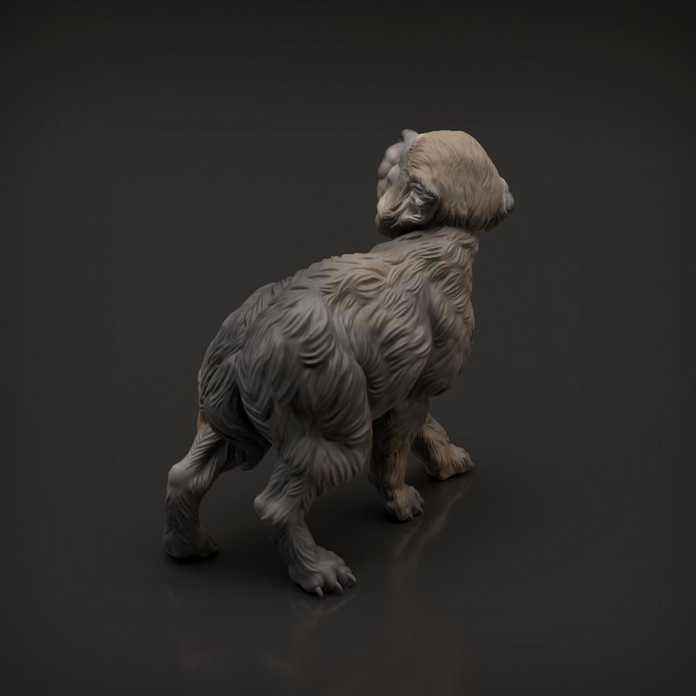 Foto de producto figura de animal Animal Den Miniatures 3: figura de animal salvaje: cachorro de lobo (22_04_03)