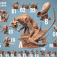 Gigante Gusano - Monstruo del Inframundo - Habitante Subterráneo de la Montaña (B)