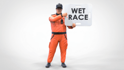 Foto del producto Diorama y modelo de miniatura: Figura de oficial de ruta con señal
