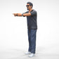 Foto del producto diorama y modelo de miniatura: hombre con gafas de sol