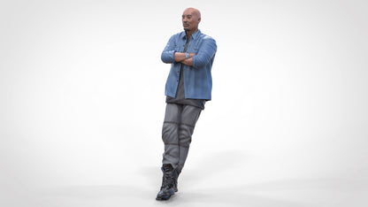 Foto del producto Diorama y modelo de miniatura: Hombre apoyado