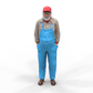 Foto del producto Diorama y modelismo miniatura figura: Hombre mayor con gorra