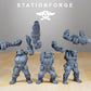 Foto del producto Minis de 28 mm para tabletop Stationforge: Guerrillas de la Guardia Nacional