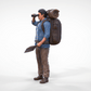 Produktfoto Diorama und Modellbau Miniatur Figur: Wanderer mit Rucksack