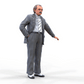 Foto del producto Diorama y modelo de miniatura: Hombre en traje y corbata