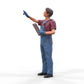 Foto del producto Diorama y modelo de figura en miniatura: Set de mecánicos, 6 figuras