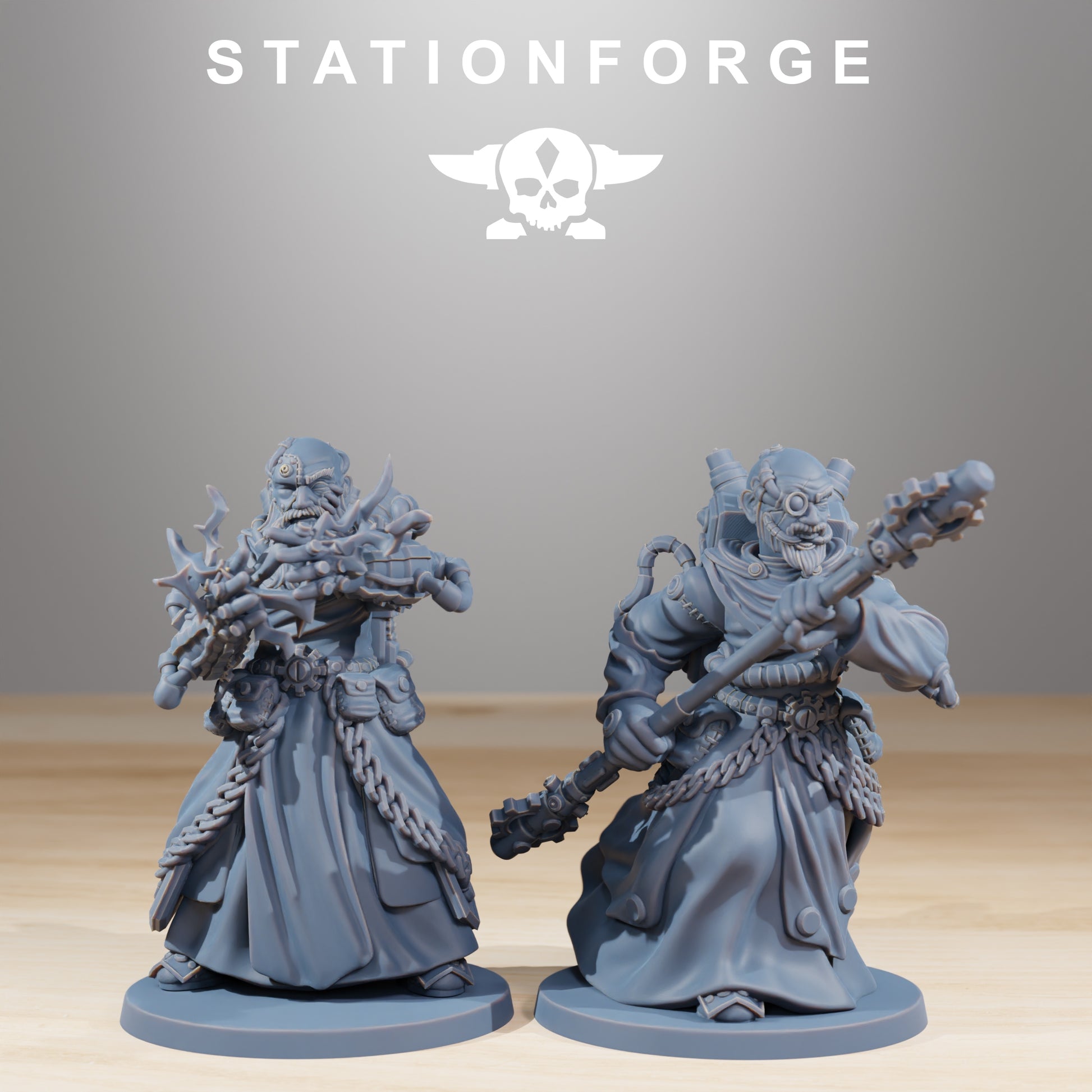 Foto del producto Minis de 28 mm para tabletop Stationforge: Predicadores Forager