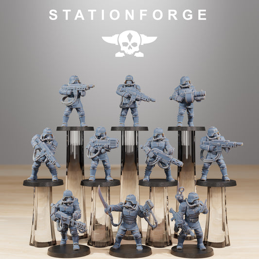 Foto del producto Minis de Tabletop de 28 mm Stationforge: Comandos
