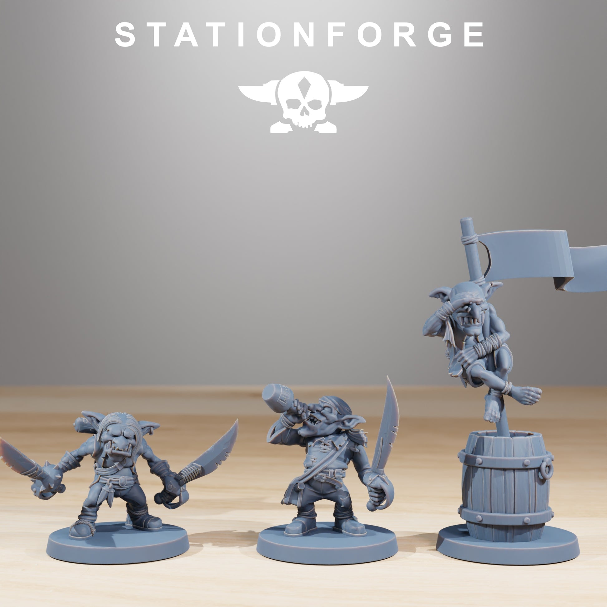 Foto del producto Minis de mesa de 28 mm Stationforge: Piratas Gobs