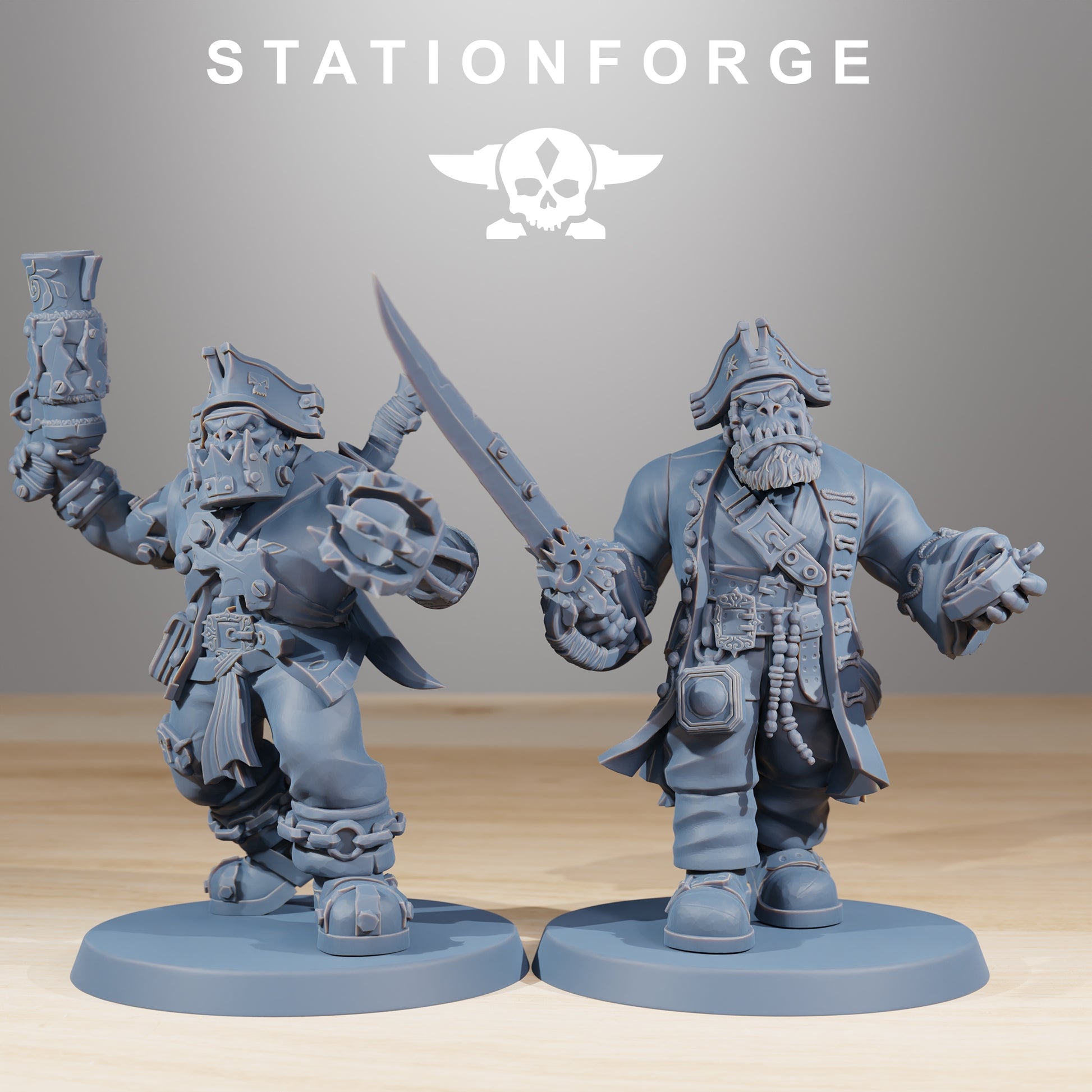 Foto del producto Minis de Tabletop de 28 mm Heroforge: Piratas
