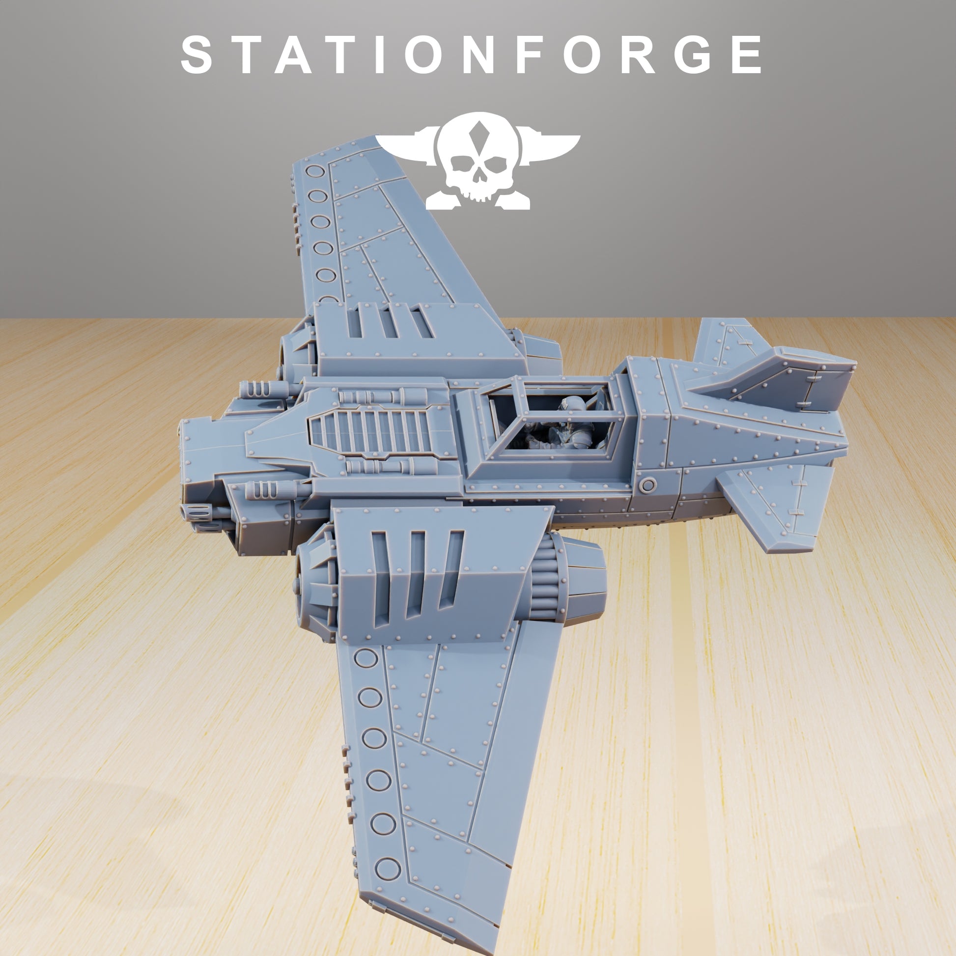 Foto del producto Minis de mesa de 28 mm Stationforge: Avión de combate