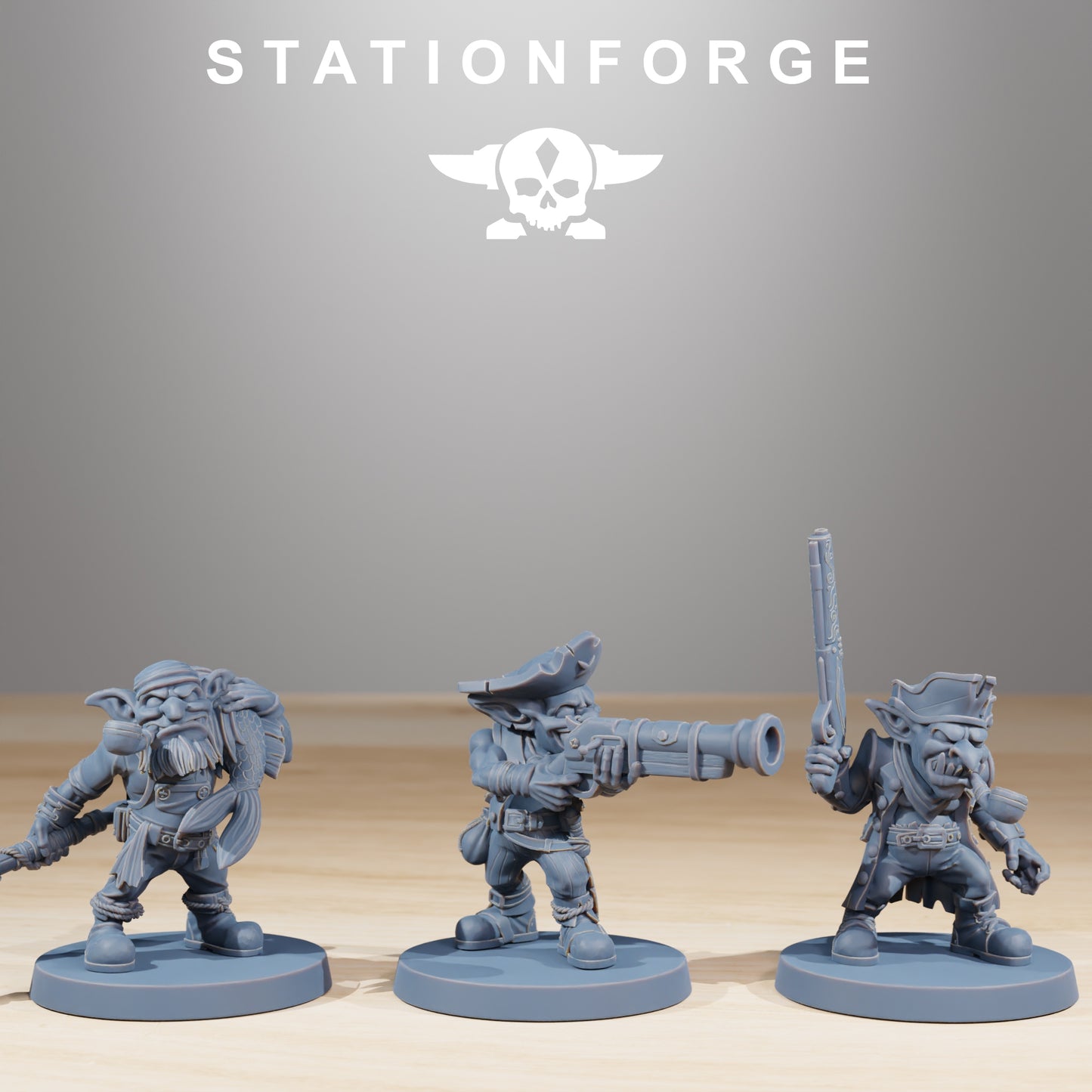 Foto del producto Minis de mesa de 28 mm Stationforge: Piratas Gobs