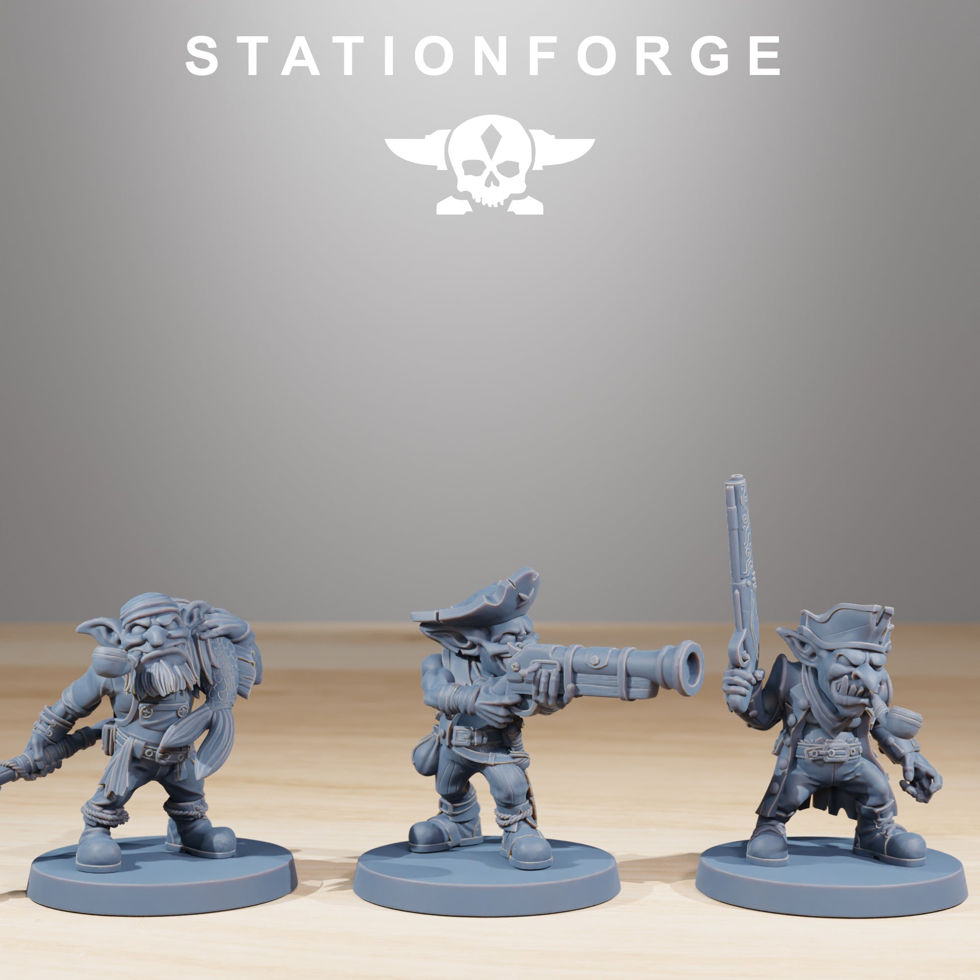 Foto del producto Minis de mesa de 28 mm Stationforge: Piratas Gobs