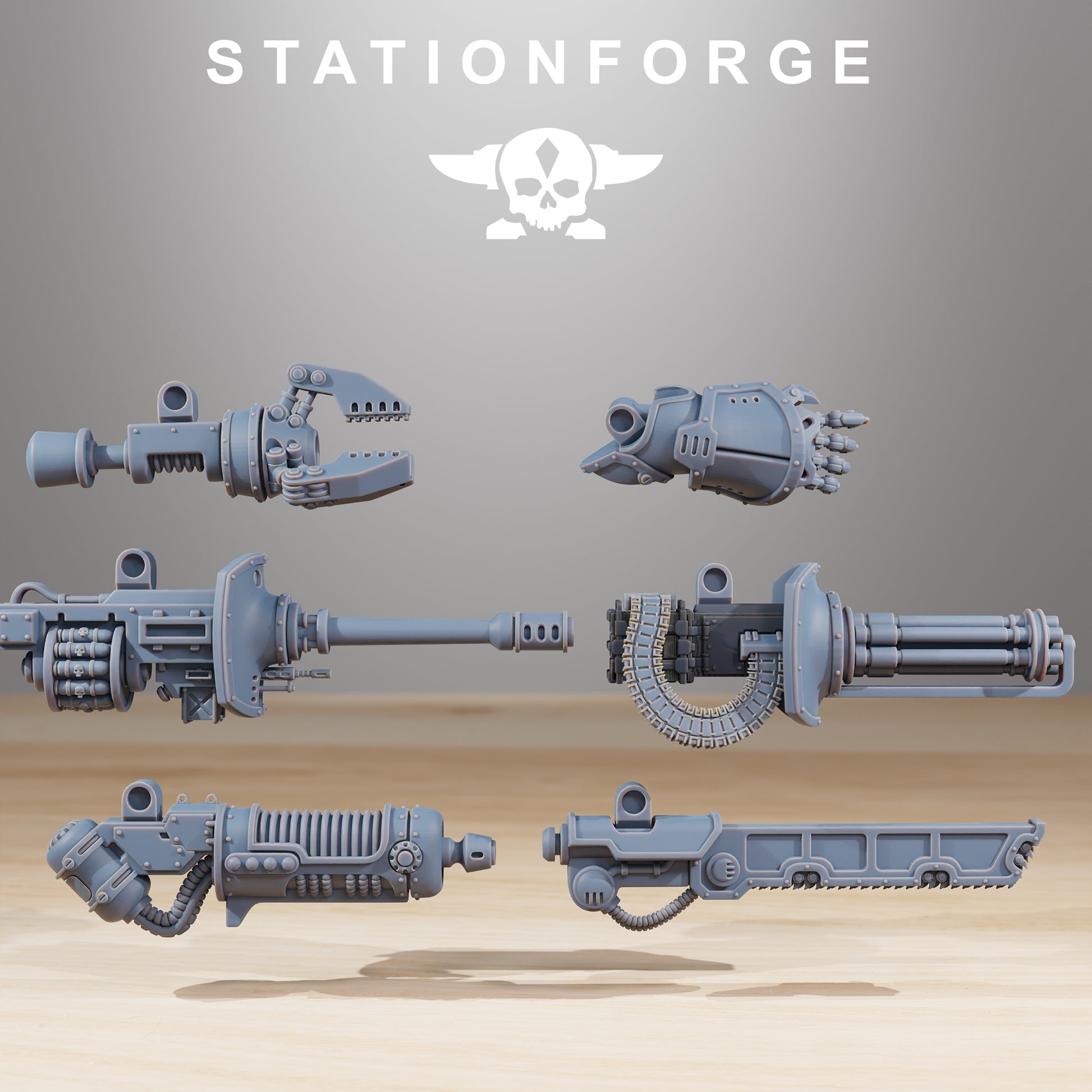 Foto del producto Minis de Tabletop de 28mm Stationforge: Defender MK2