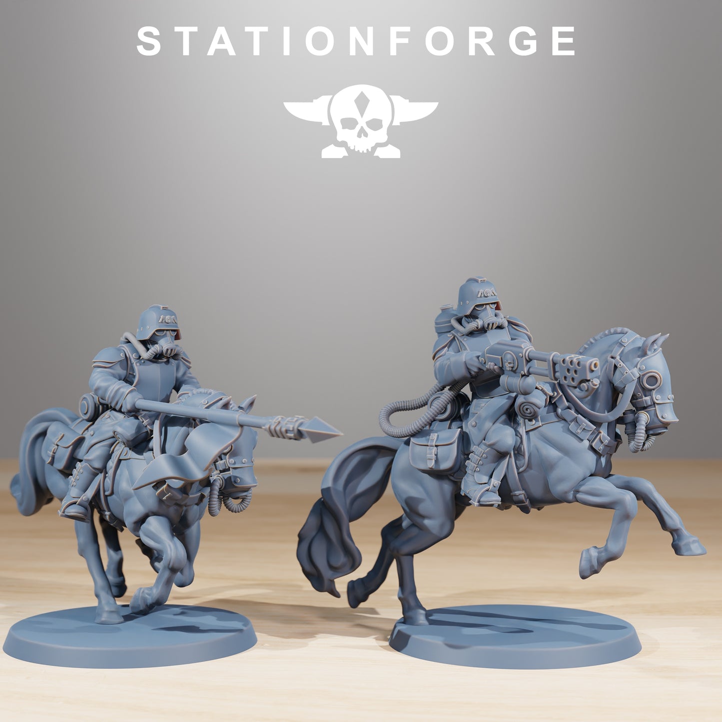 Foto del producto Minis de tabletop de 28 mm Stationforge: Caballería