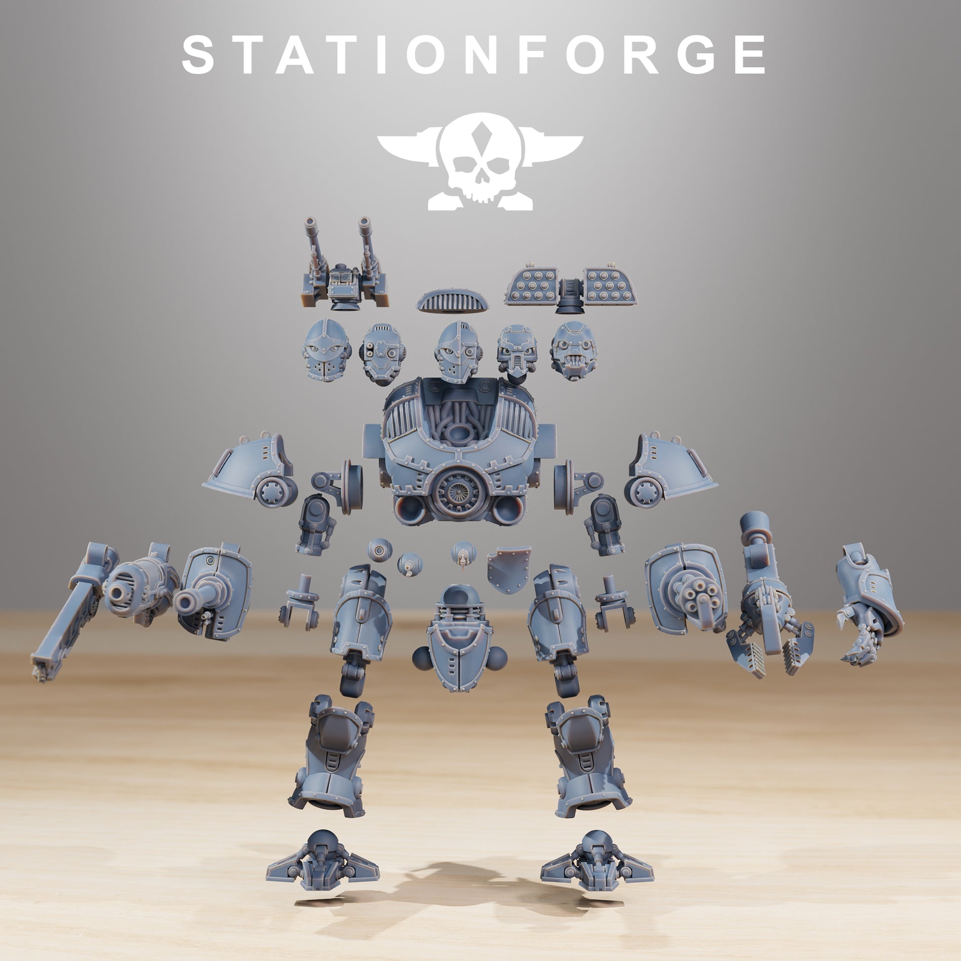 Foto del producto Minis de Tabletop de 28mm Stationforge: Defender MK2