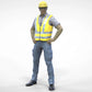 Foto del producto Diorama y modelismo figura en miniatura: Set de trabajadores, 8 figuras