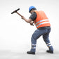 Foto del producto Diorama y modelismo figura en miniatura: Set de trabajadores, 8 figuras
