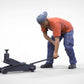 Foto del producto Diorama y modelo de figura en miniatura: Set de mecánicos, 6 figuras