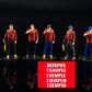 Foto del producto Diorama y modelismo figura en miniatura: Set de vigilantes, 6 figuras
