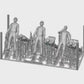 Miniatura: Set de vigilantes, 6 figuras (N.º s01)