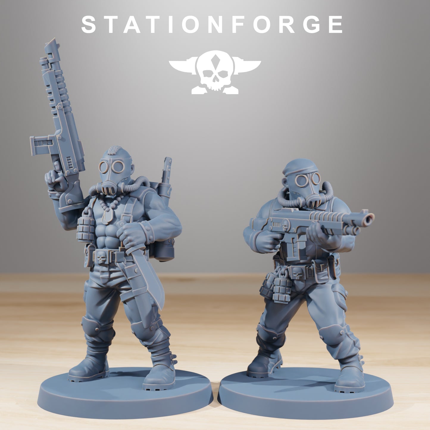 Produktfoto 28mm Tabletop Minis Stationforge: Jungle Fighters