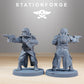 Foto del producto Minis de mesa de 28 mm Stationforge: Tanque de llamas