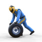 Produktfoto Diorama und Modellbau Miniatur Figur: Pit-Crew Set, 6 Figuren