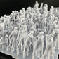 Foto del producto Diorama y modelismo figura en miniatura: Set de espectadores, 60 figuras 1:87 - H0 / 1:72 - 25mm