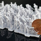 Foto del producto Diorama y modelismo figura en miniatura: Set de espectadores, 60 figuras 1:87 - H0 / 1:72 - 25mm