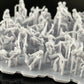 Foto del producto Diorama y modelismo figura en miniatura: Set de espectadores, 60 figuras 1:87 - H0 / 1:72 - 25mm