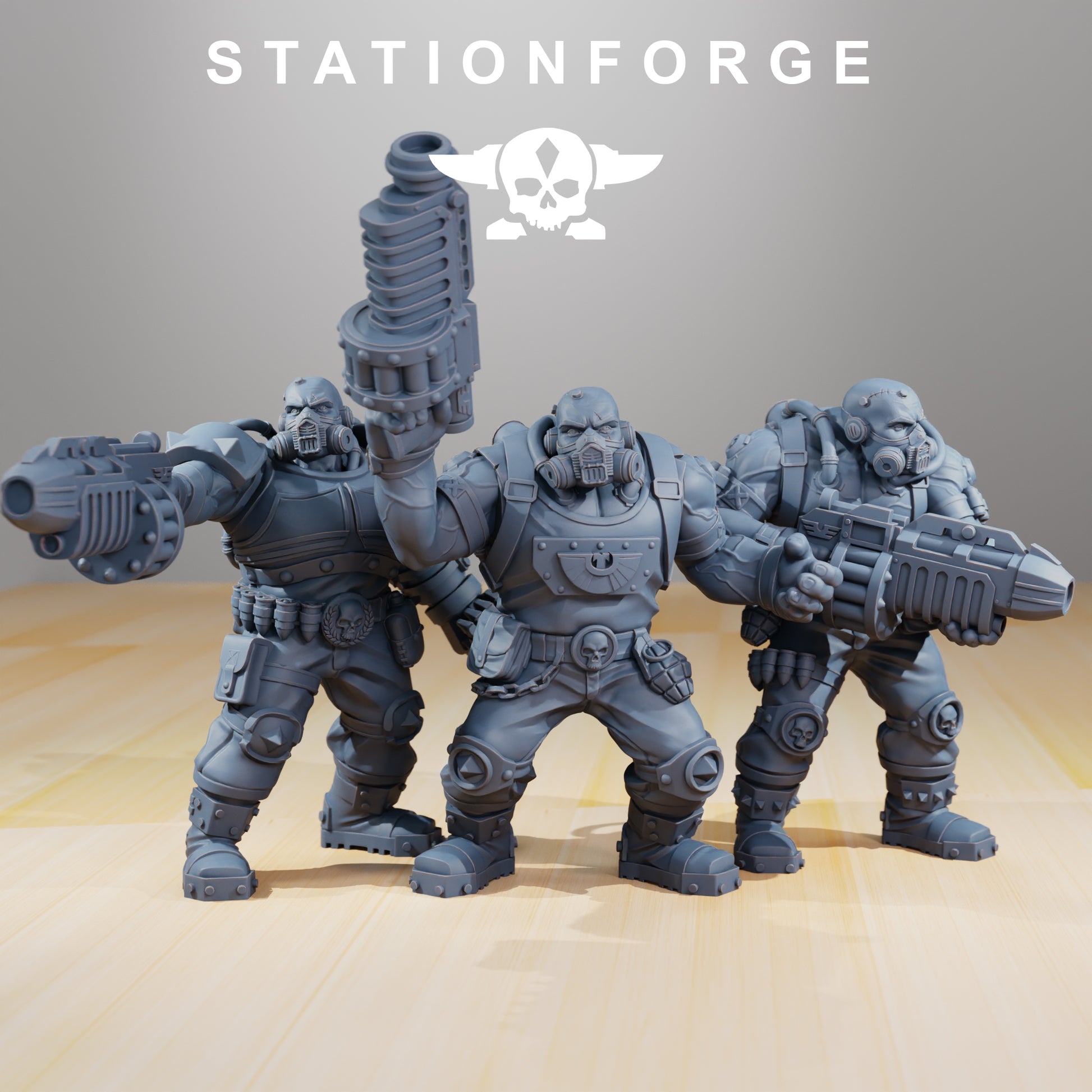 Foto del producto Minis de 28 mm para tabletop Stationforge: Guerrillas de la Guardia Nacional