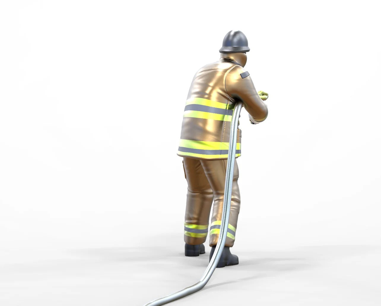 Foto del producto Diorama y modelo de figura en miniatura: Bombero 1