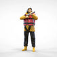 Foto del producto Diorama y modelo de figura en miniatura: Set de rescatistas, 8 figuras
